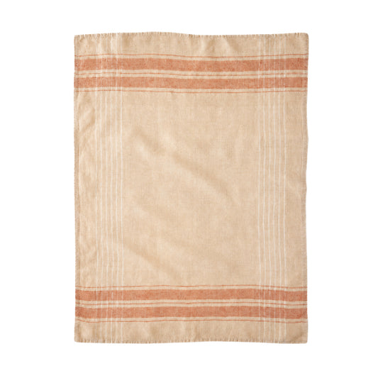 Picnic Stripe Linen Tea Towels - Set/2, Dune