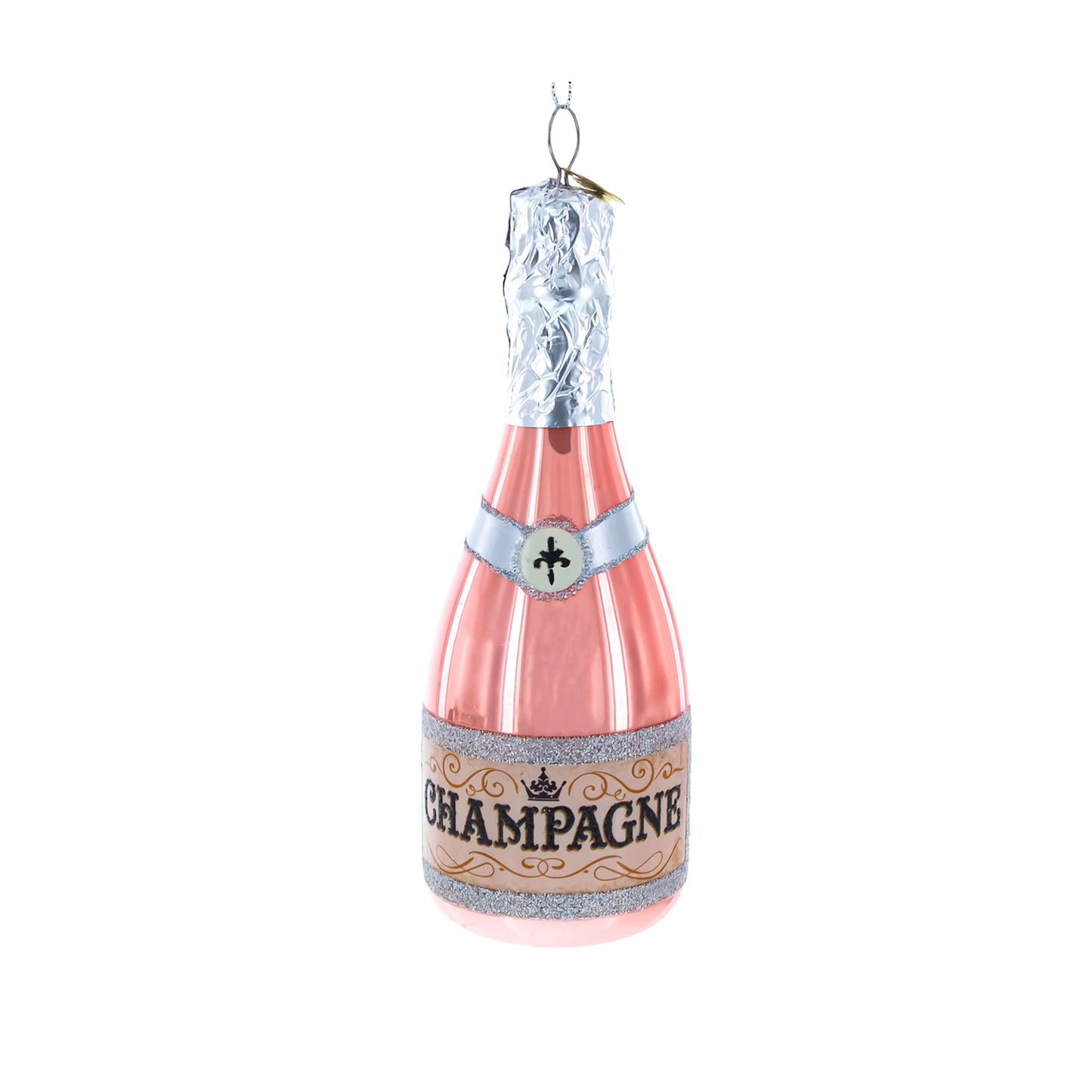 Pink Champagne Ornament