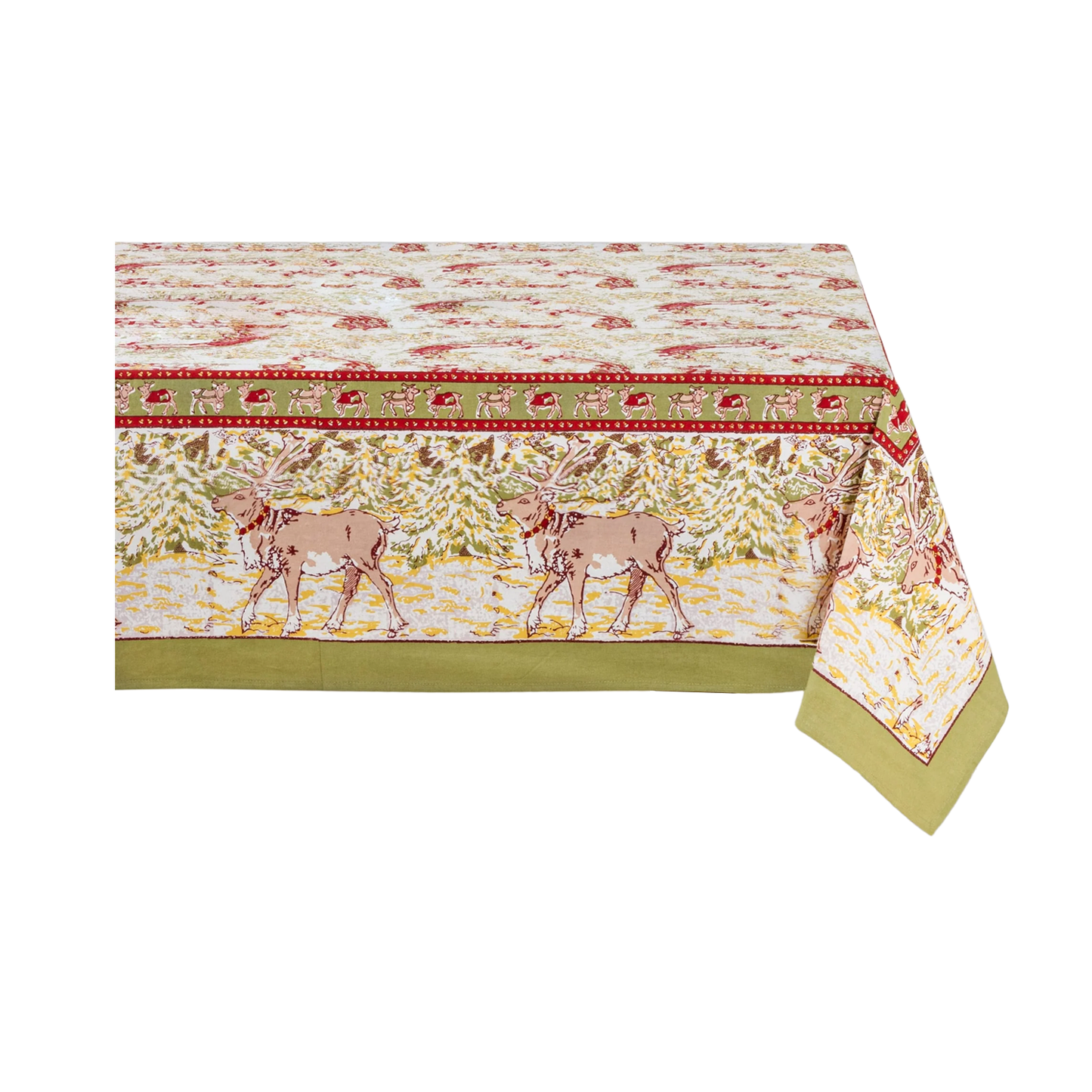 Reindeer Tablecloth 59x59