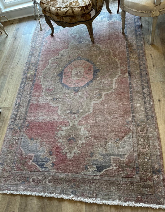 4'9 x 8'1 Antique Turkish Runner