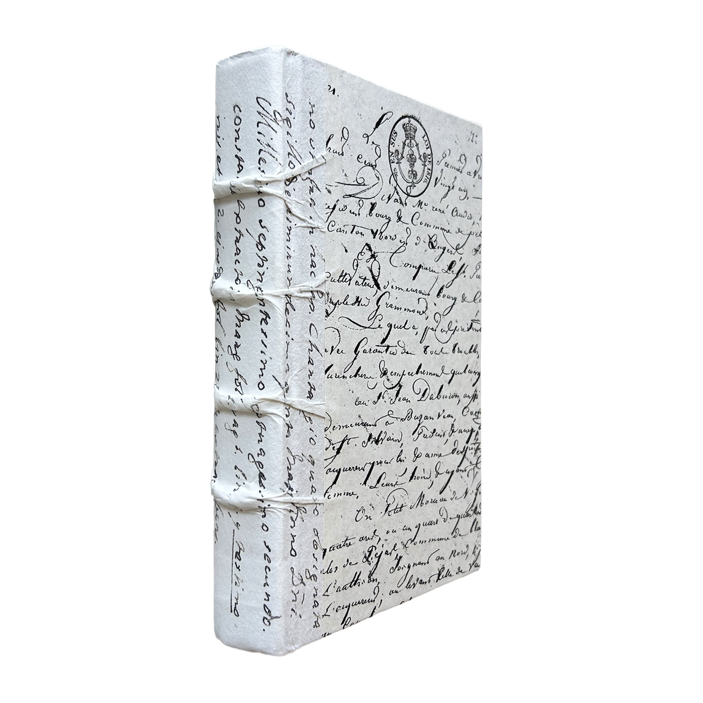 Vintage Vellum w/ Script Off-White Cover