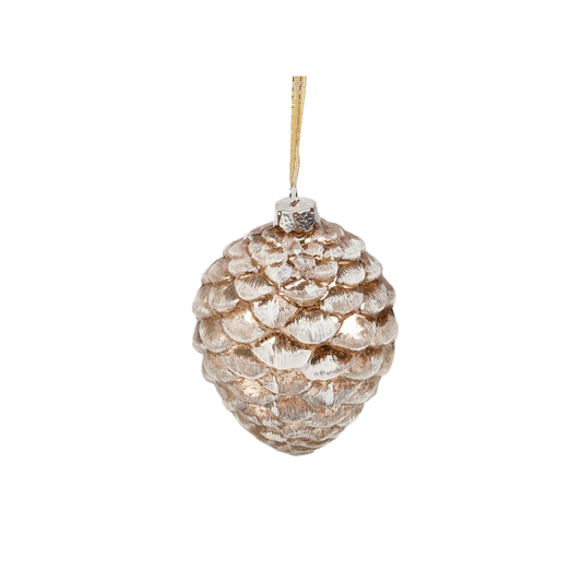 Snowy Pinecone Ornament