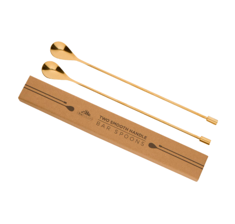 Bar Spoons S/2 - Gold