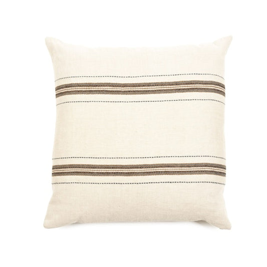 Linen Striped Pillow Cover