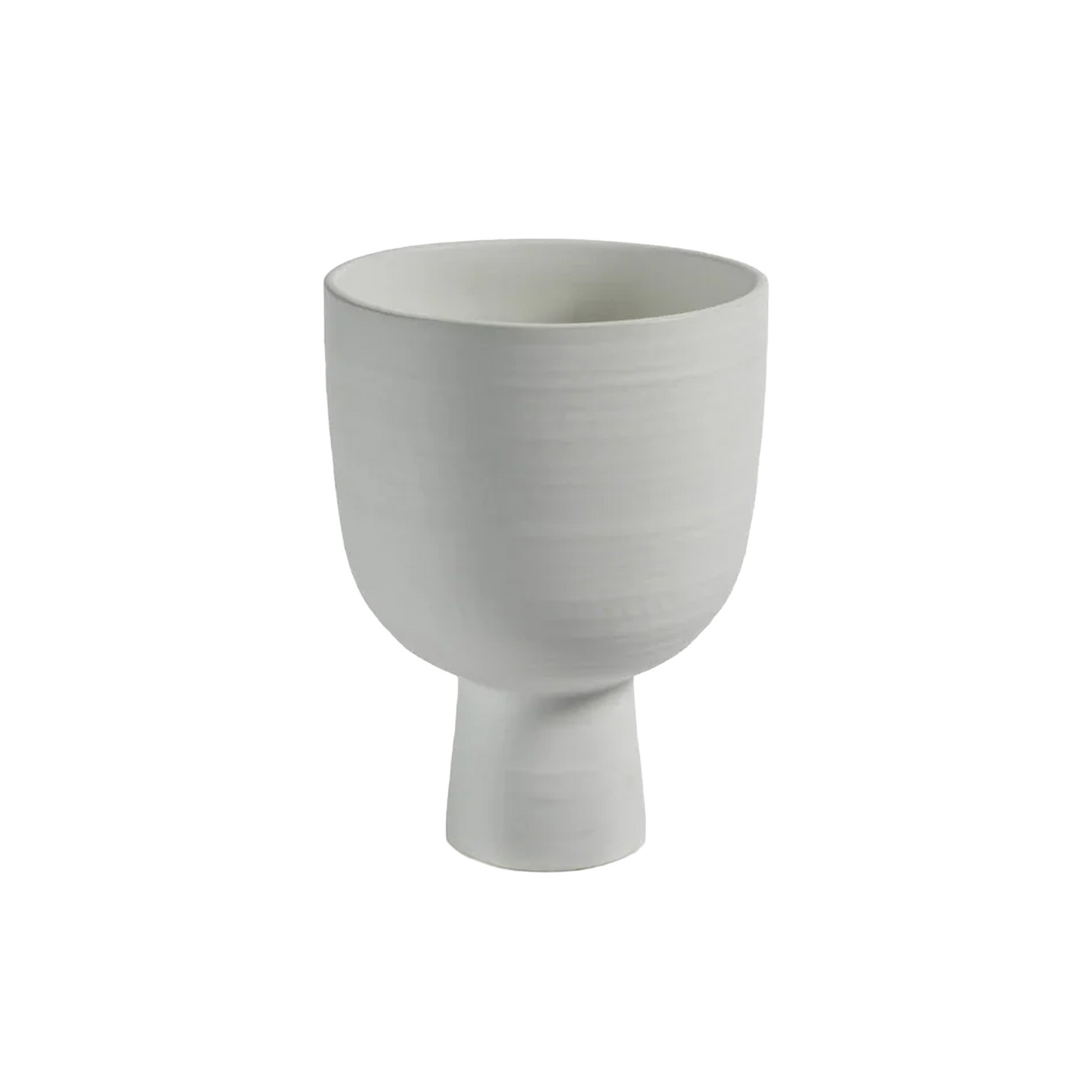 White Pedestal Vase