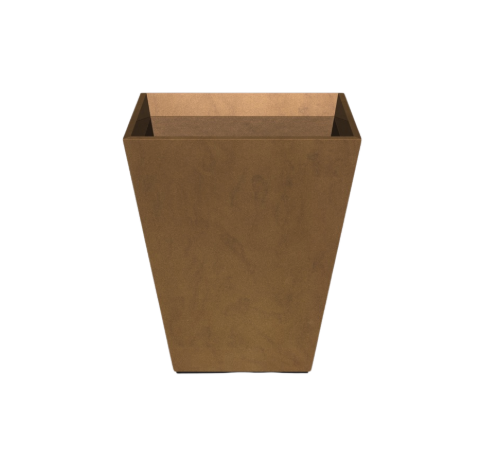 Lacquer Wastebasket - Topaz