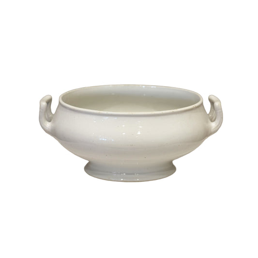 White Oval Ironstone Tureen